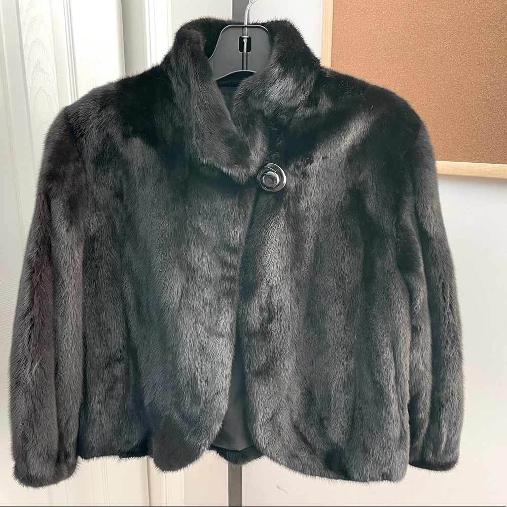 Zinman Furs Black Mink Jacket
